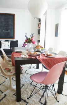 design, boho, jadalnia