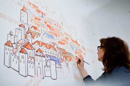 muzeum historii żydów polskich, projektowanie wnętrz, nizio interior design, mirosław nizio, mhżp, muzeum warszawa, wystrój wnętrz, wnętrza publiczne