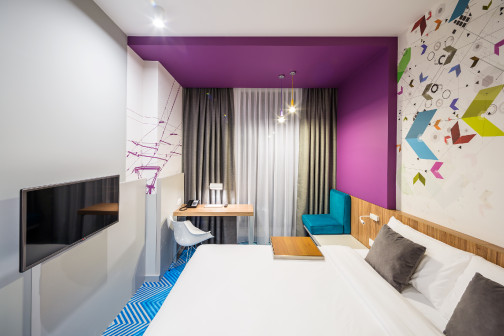 Projekt hotelu Ibis we Lwowie z motywem ludowym