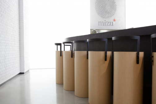 Aranżacja wnętrza japońskiej restauracji Mizu