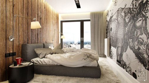 Aranżacja apartamentu w stonowanych barwach