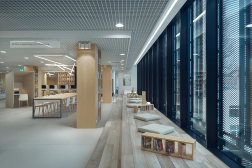 Aranżacja biblioteki w Sopocie
