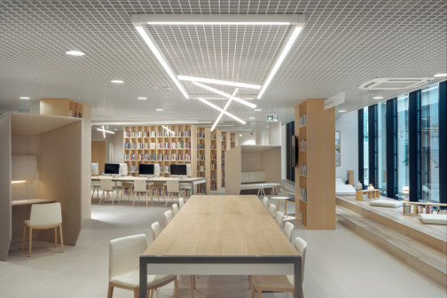 Aranżacja biblioteki w Sopocie