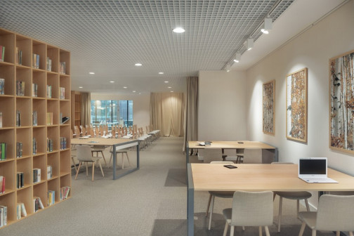 Aranżacja biblioteki w Sopocie