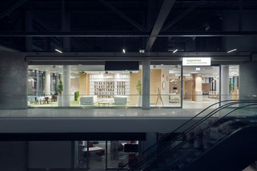 Aranżacja biblioteki w Sopocie