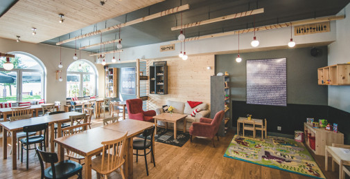 Aranżacja restauracji w stylu eklektycznym