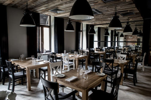 Aranżacja restauracji w stylu vintage