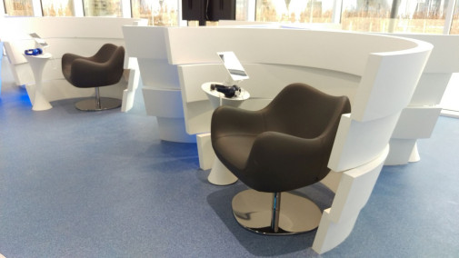 Aranżacja salonu sprzedażowego Samsunga