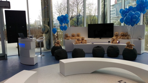 Aranżacja salonu sprzedażowego Samsunga