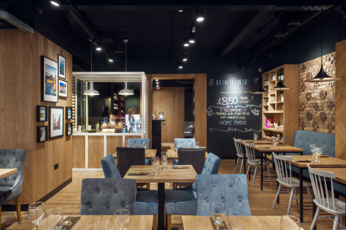 Aranżacja restauracji Sowa w Londynie 