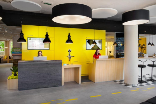 Aranżacja hotelu Ibis Styles Budapest City