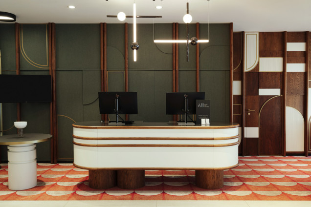 Wnętrza hotelu Mercure Wien City spod kreski polskiej pracowni AKA Studio