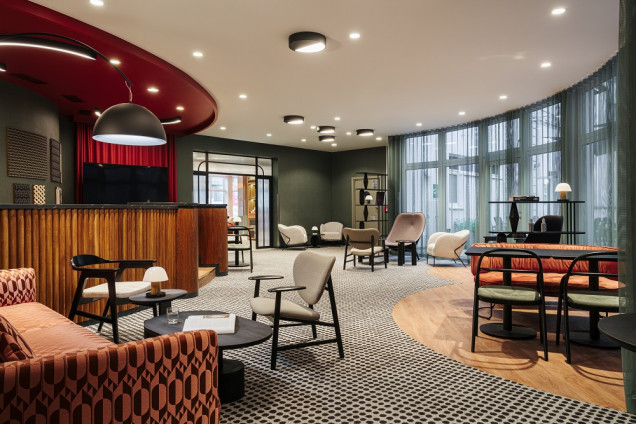Wnętrza hotelu Mercure Wien City spod kreski polskiej pracowni AKA Studio