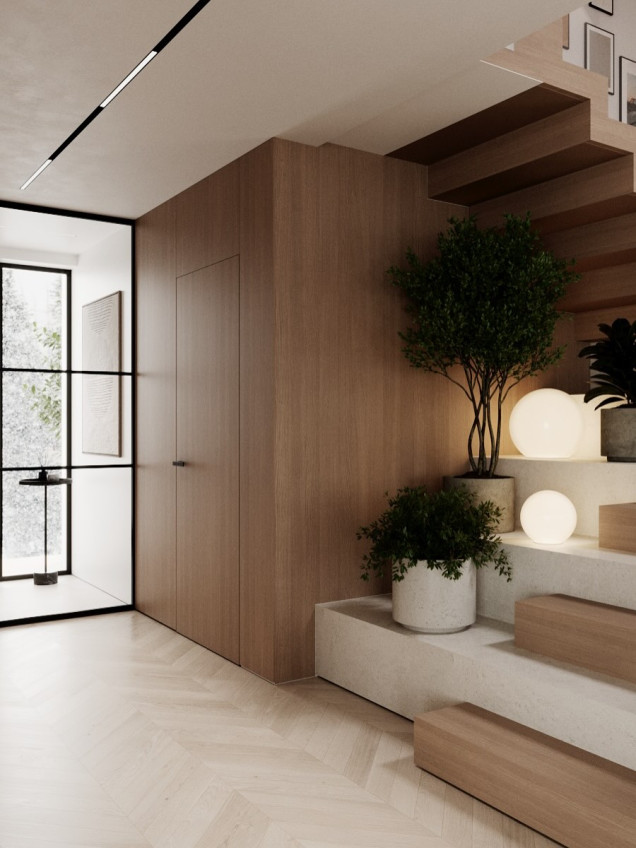 projekt wnętrza w stylu loft