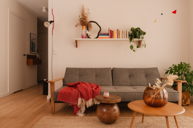 mieszkanie w stylu vintage projekt