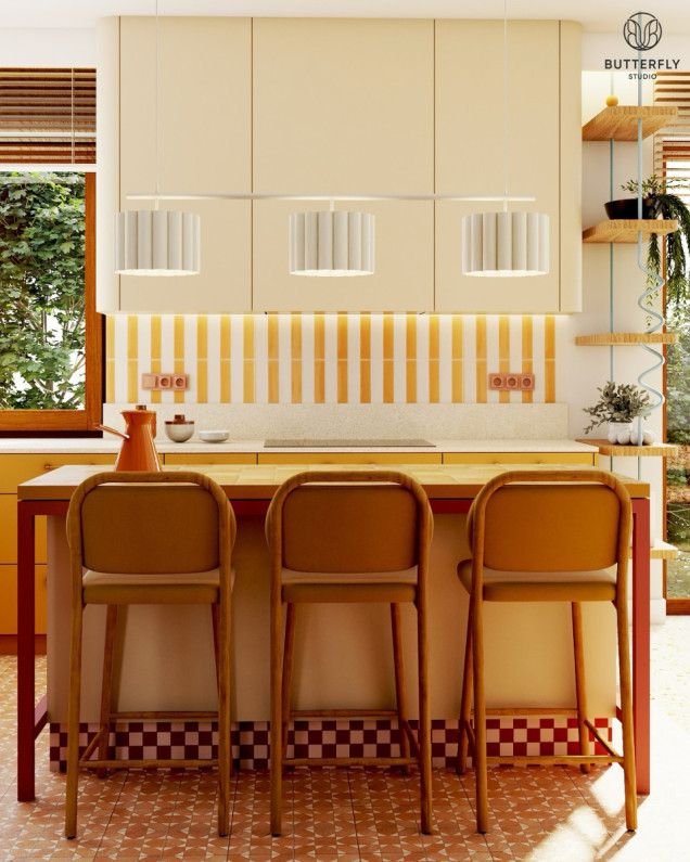 Energia koloru w kuchni – najnowszy projekt Butterfly Studio