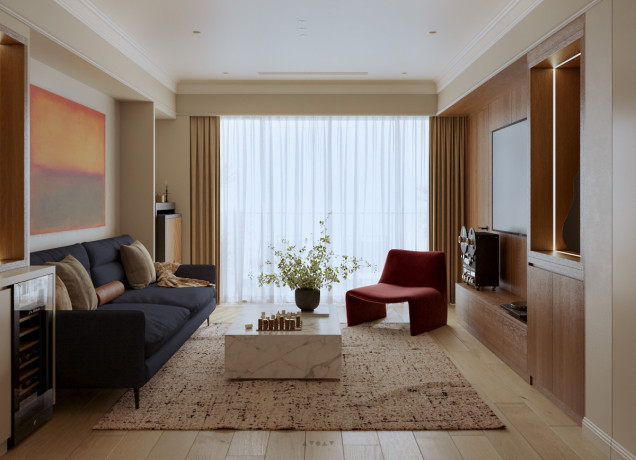 Apartament, w którym design spotyka muzykę