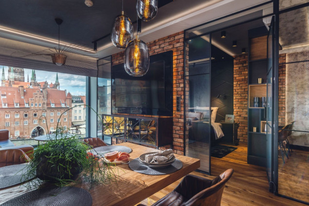 projekt mieszkania w stylu loft gdańsk