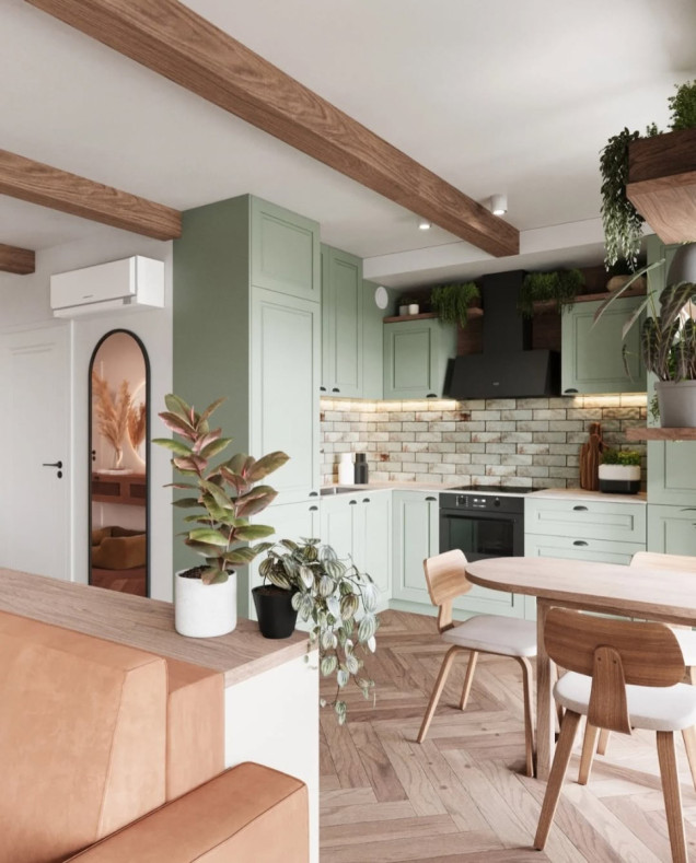 57 m² w kolorach natury