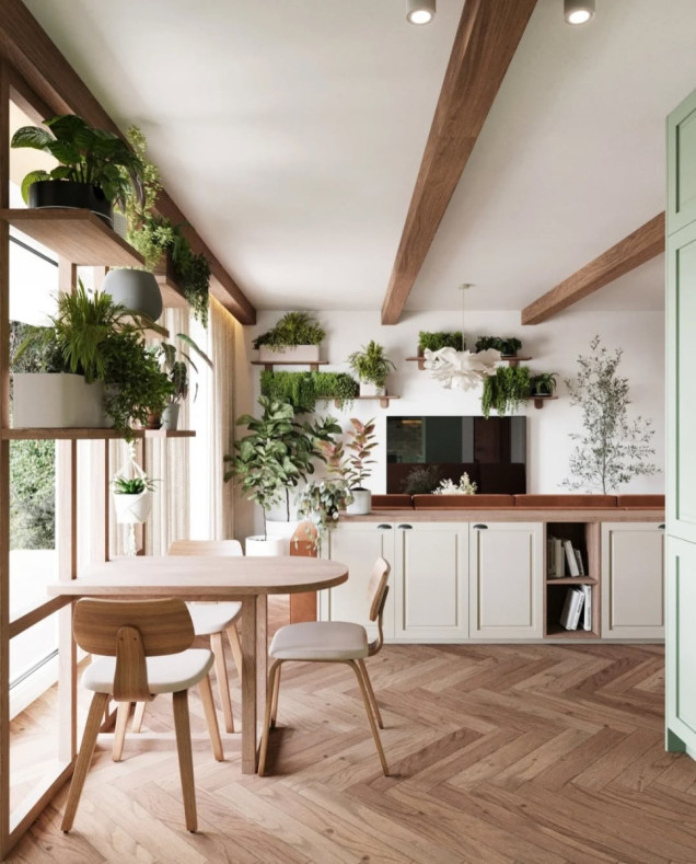 57 m² w kolorach natury
