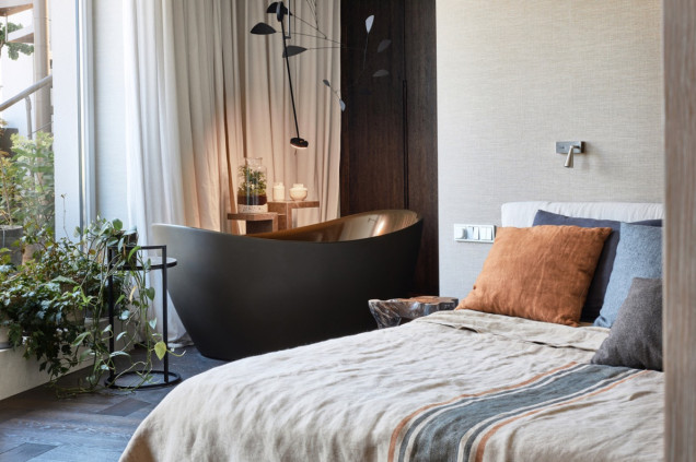 Projekt apartamentu z tarasem