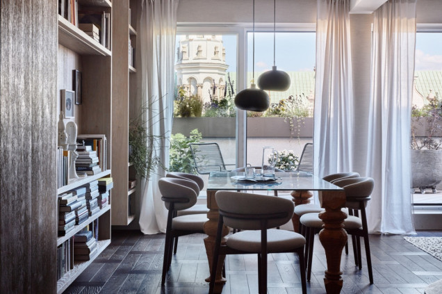 Projekt apartamentu z tarasem