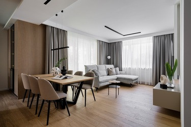 Minimalistyczny apartament na Żoliborzu Artystycznym 