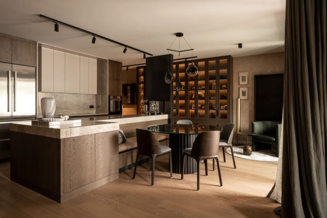 apartament w amerykańskim stylu projekt
