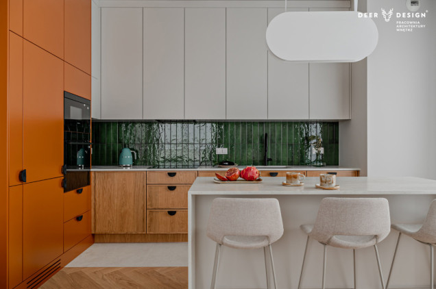 Penthouse w zieleni i terakocie