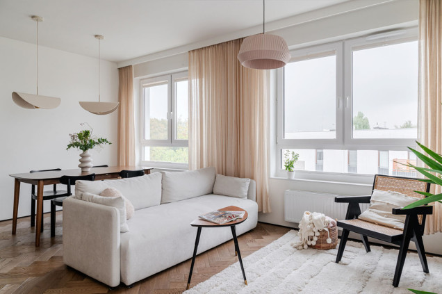 Mieszkanie modern retro