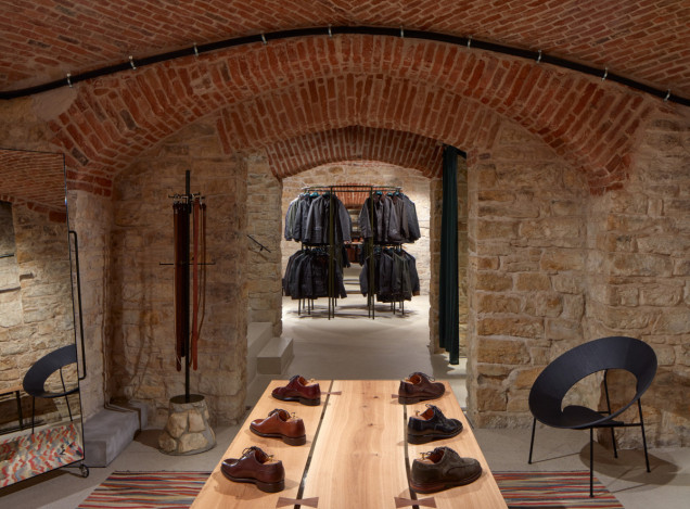 Gentleman Store w Pradze projektu studia ORA