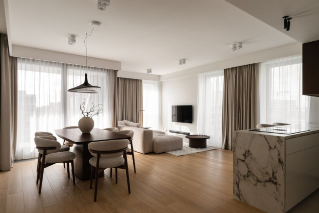 Apartament w 19. Dzielnicy zachwyca przemyślaną architekturą