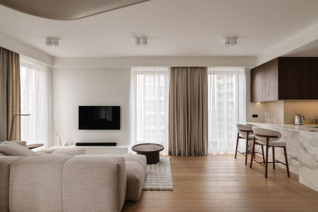 Apartament w 19. Dzielnicy zachwyca przemyślaną architekturą