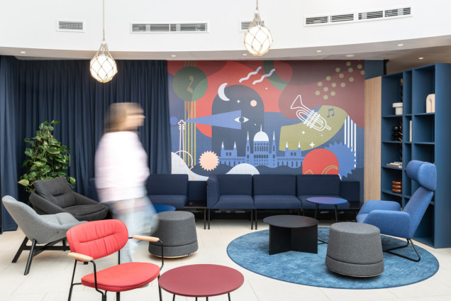 Hotel ibis Budapest Centrum wnętrze projekt AKA Studio