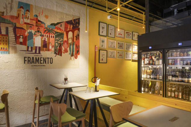 Pizzeria Frammento - kolor, światło i włoski temperament