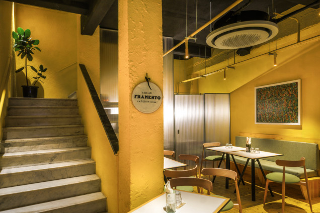 Pizzeria Frammento - kolor, światło i włoski temperament