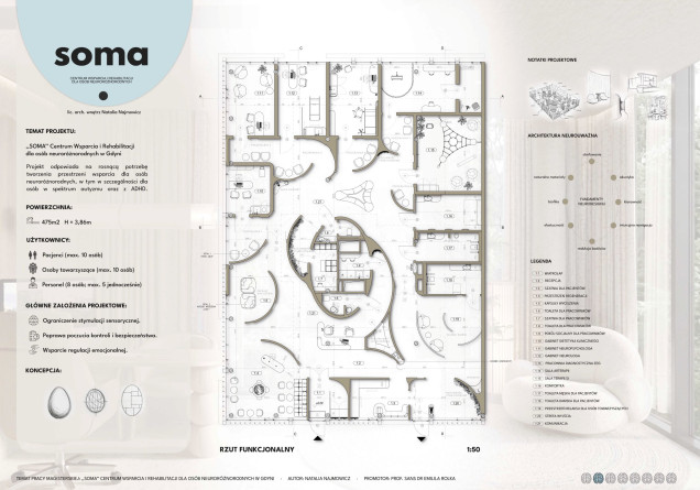 Projekt SOMA - neuroarchitektura w służbie zdrowia