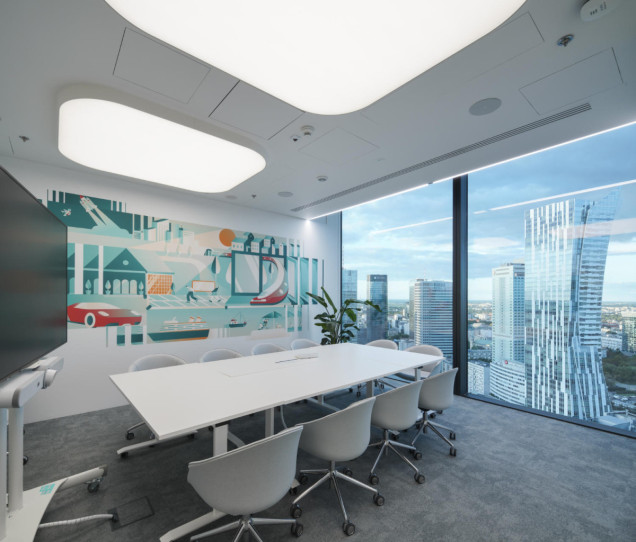 Biuro Saint Gobain projektu Trzop Architekci 