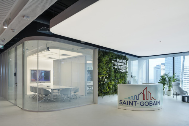 Biuro Saint Gobain projektu Trzop Architekci 