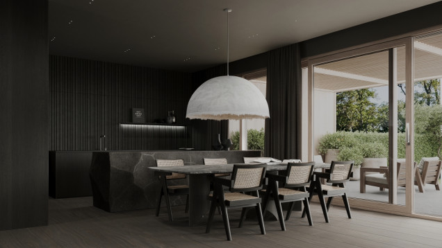 Projekt mieszkania na usiedlu Ustronie Wilanów