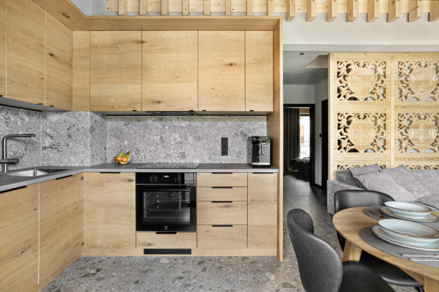 apartament a górskim akcentem projekt
