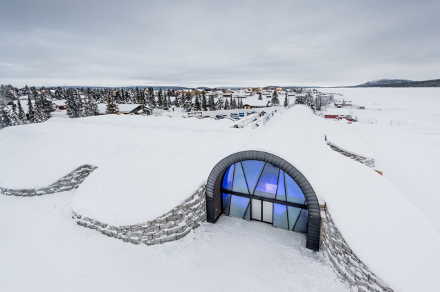 Icehotel, lodowe wnętrza hotelu