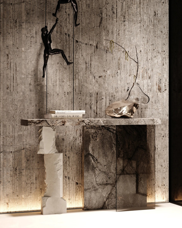 harmonijne wnętrze domu z dużymi przeszkleniami, hedo architects
