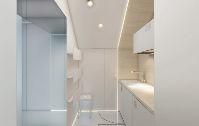 projekt małego mieszkania, Mobius Architekci