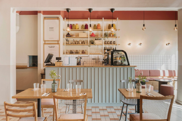 Bistro w stylu PRL