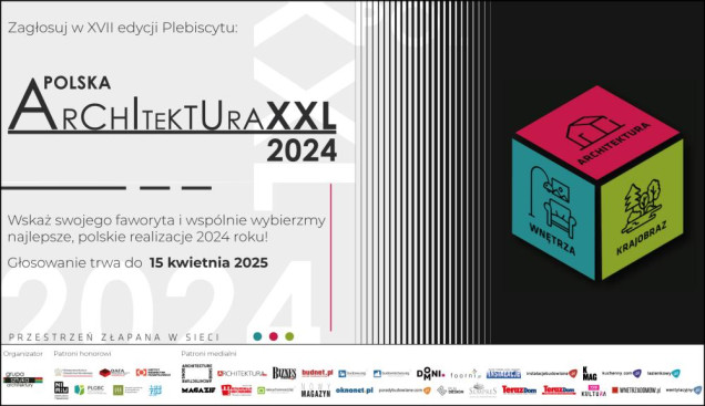 Plebiscyt Polska Architektura XXL 2024 - plakat