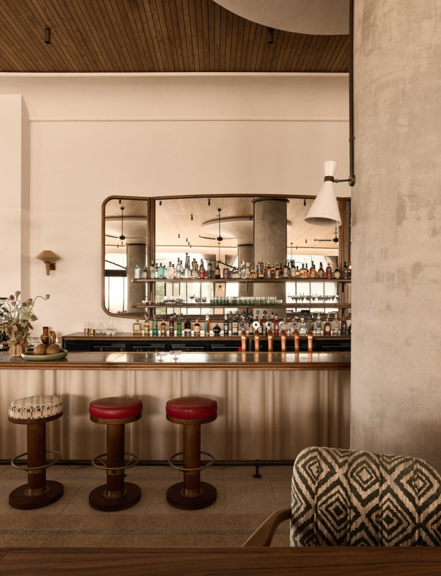 projekt restauracji z oryginalnym wnętrzem, australia
