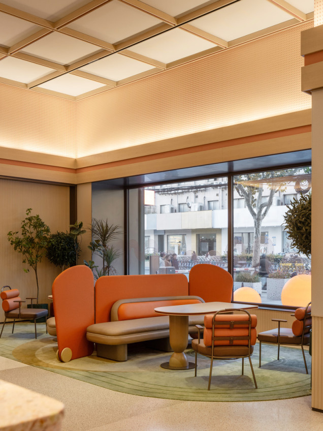Orange Hotel 3.0 w Szanghaju - wnętrze w stylu LOHAS