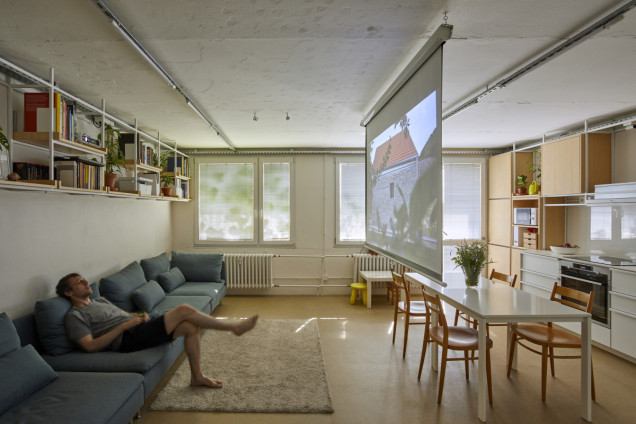 Mieszkanie architekta w Pradze projektu RDTH architekti