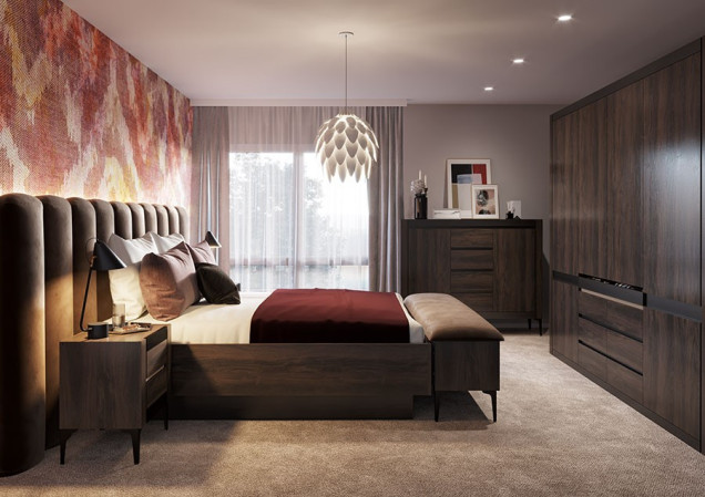 Sypialnia w stylu włoskiej elegancji